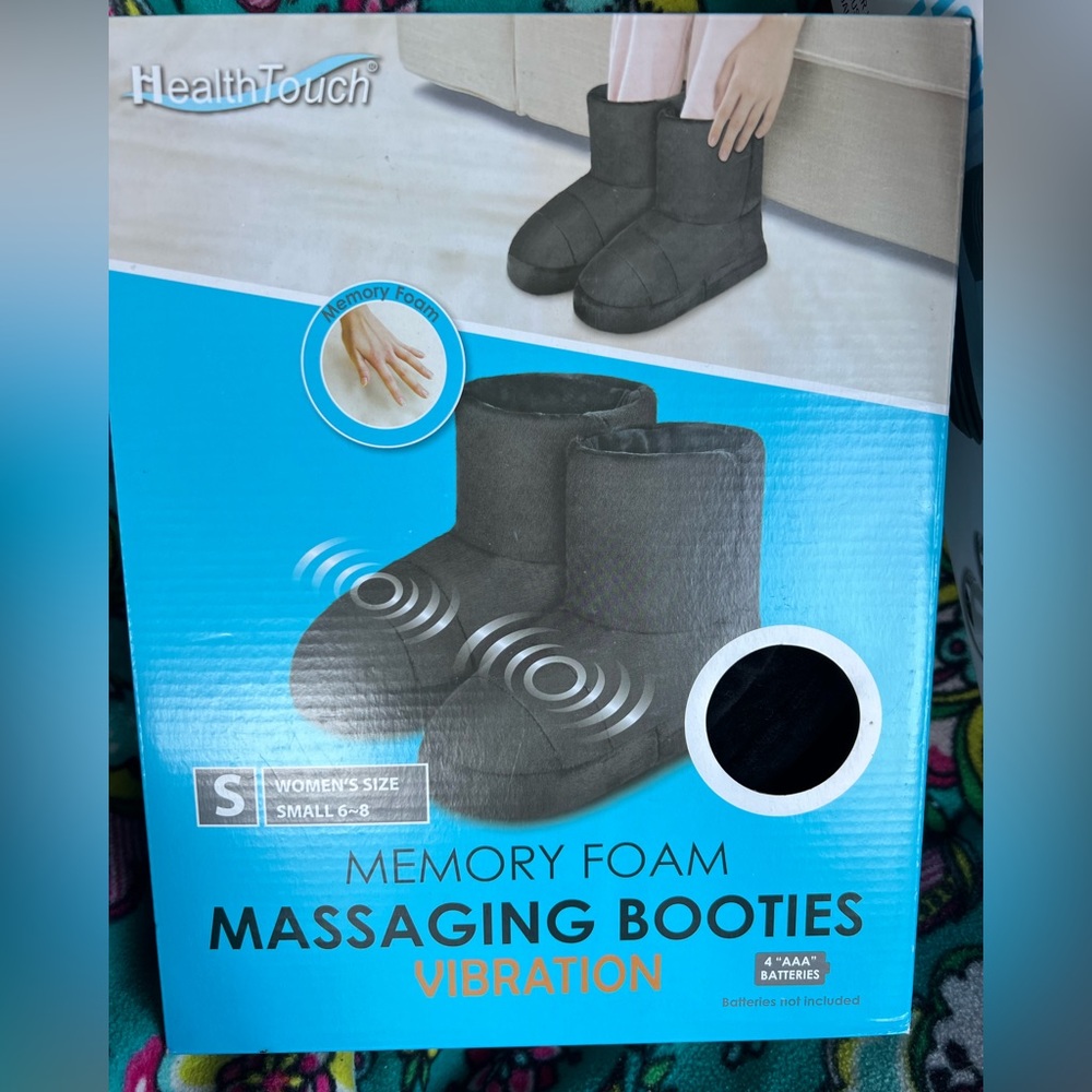 Healthtouch memory foam massaging booties